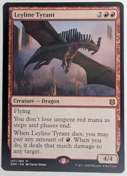 Leyline Tyrant x1 Zendikar Rising Magic the Gathering MTG LP/NM - Image 1