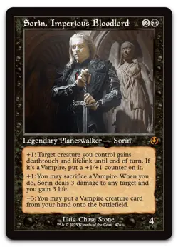 Sorin, Imperious Bloodlord (Retro Frame) #476 NM Innistrad Remastered Magic MTG - Image 1