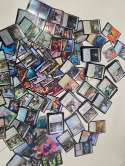 MTG Commander Bundle for 2, 100+ RARES, 100+ FOILS Collector Boxes, Dice+More! - Image 1
