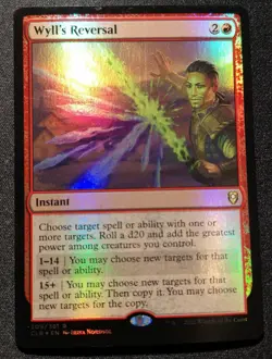 Wyll's Reversal - Foil - CLB - MTG - NM - EN - 209 - Image 1