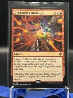 Devastating Onslaught Edge of Eternities 132 NM Magic MTG - Image 1