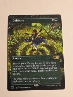 Cultivate (Alternate Art) X1 M21 MTG Core Set 2021 - Image 1