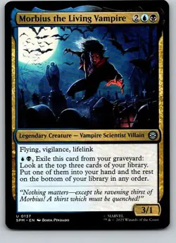 Morbius the Living Vampire Foil SPM #137 MTG - Image 1