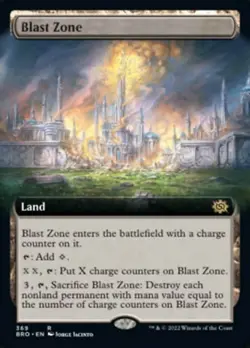 Blast Zone (Extended Art) [The Brothers' War] Foil Near Mint - Image 1