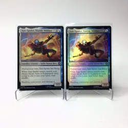(2) MTG Sun-Spider, Nimble Webber Marvel's Spider-Man Foil & Regular U 0154 - Image 1