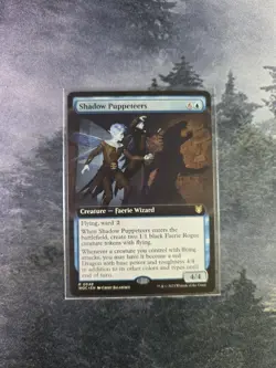 Shadow Puppeteers (Extended Art) Commander: Wilds of Eldraine Regular - Image 1
