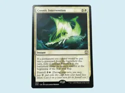 Cosmic Intervention, Kaldheim Commander, Near Mint, MTG Magic The Gathering - Image 1