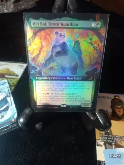 Hei Bai, Forest Guardian Extended Art Foil MTG TLE 205 - Image 2