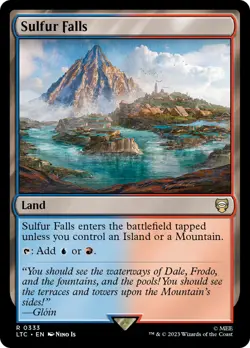 Sulfur Falls [The Lord of the Rings: Tales of Middle-Earth Commander] Magic MTG - Image 1
