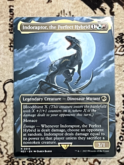 Indoraptor, the Perfect Hybrid (Borderless) - Jurassic World - 15 - NM - Image 1