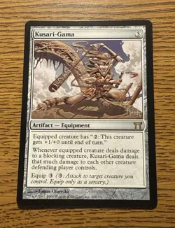Kusari-Gama Champions of Kamigawa Regular RARE MAGIC THE GATHERING NM - Image 1