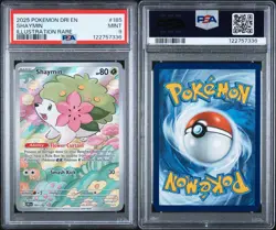 2025 Shaymin 185/182 IR Pokemon Destined Rivals PSA 9 - Image 1