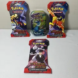 Pokemon TCG Lot - 1X Prismatic Evolutions Mini Tin & 3X DR Single Booster Packs - Image 3