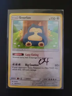 Pokemon Snorlax 158/214 - SM Unbroken Bonds - Holo Rare - 04 - Image 2