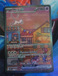 Pokemon TCG Mew EX 053 Holo Black Star Promo Scarlet & Violet 151 NM Card * - Image 1