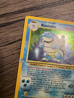 Blastoise 2/102 base set Holo Rare Card Pokemon TCG - Image 3