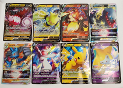 8 Pokemon TCG Various SWSH Jumbo Black Star Promo English 7.5" by 5.5" Size - Image 1