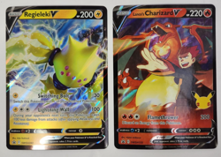 8 Pokemon TCG Various SWSH Jumbo Black Star Promo English 7.5" by 5.5" Size - Image 3