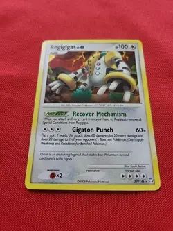 Pokemon: Regigigas #37/146 Diamond and Pearl Legends Awakened Holo - LP - I11 - Image 3