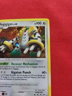 Pokemon: Regigigas #37/146 Diamond and Pearl Legends Awakened Holo - LP - I11 - Image 5