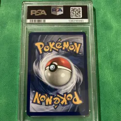 1999 Pokemon Fossil 1st First Edition Lapras 10/62 Holo PSA 7 NM - Image 2
