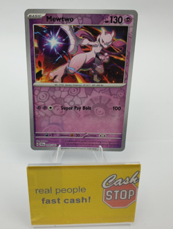 Mewtwo 059/142 Rare Reverse Holo Foil Stellar Crown Pokemon - Image 1