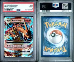 PSA 9 M CHARIZARD EX 2016 POKEMON XY EVOLUTIONS #13 - Image 3