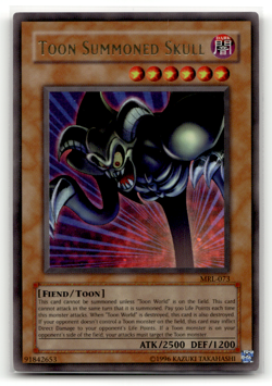 Toon Summoned Skull MRL-073 Unlimited Ultra Rare Magic Ruler LP - Image 1