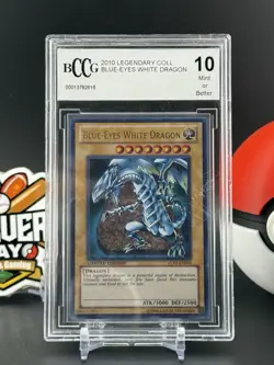 Yu-Gi-Oh! Blue-Eyes White Dragon LC01-EN004 Ultra Rare BCCG 10 Yugioh (CB) - Image 1