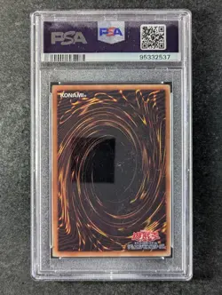 2013 YuGiOh! MICHAEL, THE ARCH-LIGHTSWORN #DS14-JPLS1 Extra Secret Rare PSA 9 - Image 2