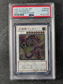 2009 YuGiOh! SUN DRAGON INTI ABPF-JP042 Absolute Powerforce Ultimate Rare PSA 10 - Image 1