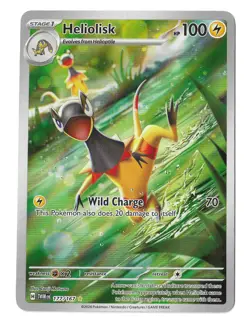 Heliolisk 177/167 Illustration Rare TWM Pokemon Card - Twilight Masquerade - Image 1