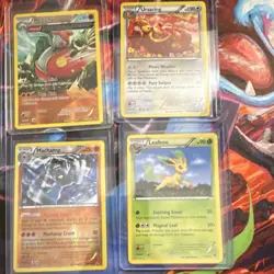 Pokemon TCG Aggron Medicham Ursaring Machamp Leafeon Holo Regular Cards Lot 5 - Image 3