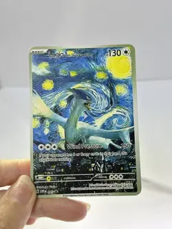 Lugia with The Starry Night HP120 Metal Pokemon Card-Collectible Gift Display. - Image 2