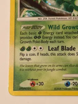 Sceptile 8/106 Holo Rare Pokemon Card Great Encounters LP - Image 5
