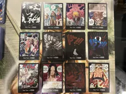 One Piece Don!! Lot x12 Cards Boa Shatter Blackbeard Luffy English All Foil - NM - Image 1