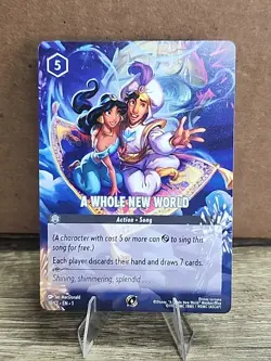 A Whole New World Disney Lorcana Promo Card Non Foil - Image 1