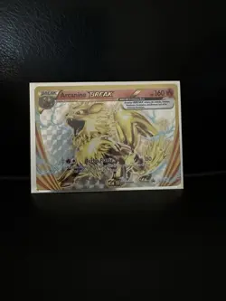 MP - Arcanine BREAK XY180 Full Art Black Star Promo Pokemon TCG Card - Image 1