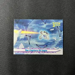The Capture Of Lugia #57 Vintage 2000 Pokemon The Movie 2000 Topps Trading Card - Image 1
