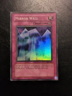 Yu-Gi-Oh! SUPER RARE HOLO CARD MIRROR WALL PSV-016 VINTAGE PRINT VLP - Image 1