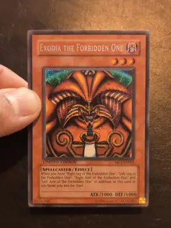 Yu-Gi-Oh! SECRET RARE CARD EXODIA THE FORBIDDEN ONE MC1-EN001 NM/VLP - Image 3