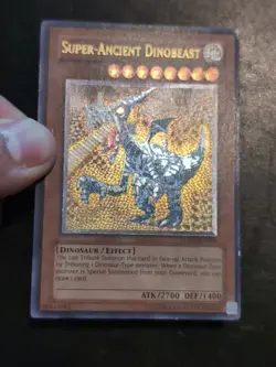 Yu-Gi-Oh! ULTIMATE RARE HOLO CARD SUPER-ANCIENT DINOBEAST LODT-EN088 LP - Image 2