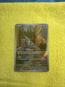 Mimikyu SVP 075 Full Art Holo Black Star Promo Pokemon Card - Image 1