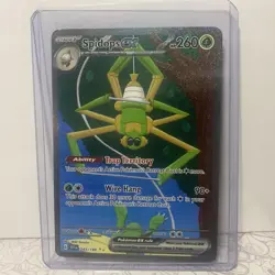 Pokemon Spidops EX TCG Illustration Rare Card Scarlet & Violet Base Set 243/198 - Image 1