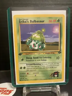 Erika's Bulbasaur 39/132 Gym Challenge Regular First Edition Pokemon Card - Image 1