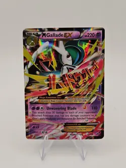 M Gallade EX 35/108 Roaring Skies Pokemon Card Holo - Image 1