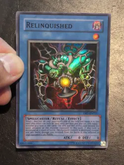 Yu-Gi-Oh! SUPER RARE CARD RELINQUISHED DB1-EN015 VLP - Image 3