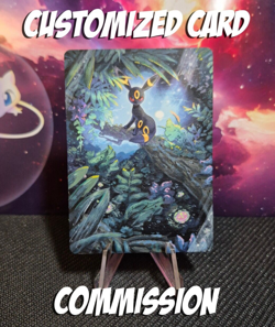 Customized Pokemon Art Card COMMISSION - 1/1 original hand painted - Image 1