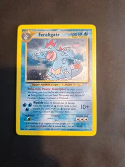 Pokemon TCG Neo Genesis Feraligatr 5/111 Holo Rare Unlimited Vintage Card - Image 1
