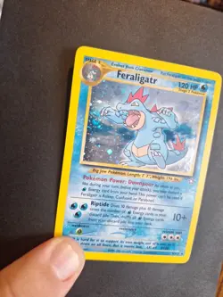 Pokemon TCG Neo Genesis Feraligatr 5/111 Holo Rare Unlimited Vintage Card - Image 2